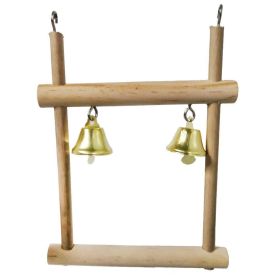 Rustic Wood Perch Stand For Birds