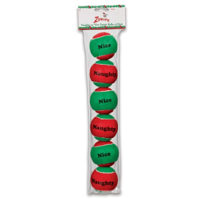 ZA Naughty or Nice Tennis Balls - Set of 6
