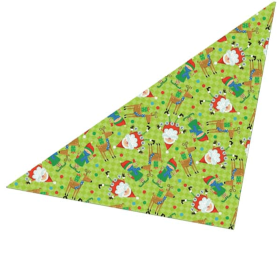 Joyful Santa and Elf Holiday Bandana